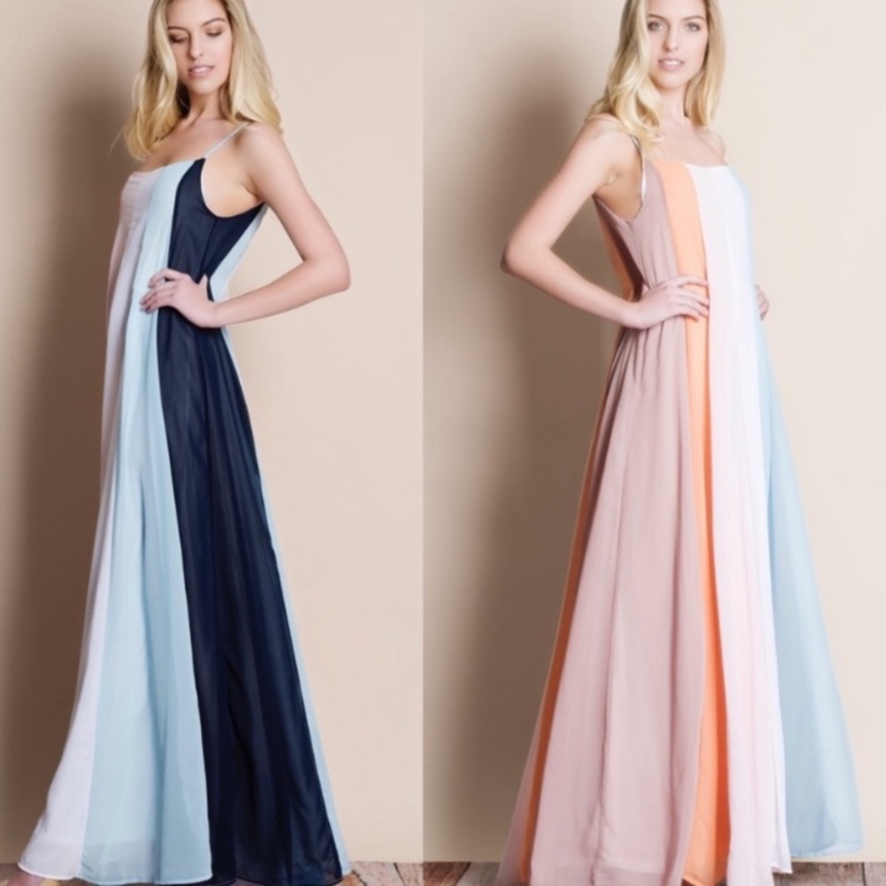 💕🌟New! Multicolored Colorblock Maxi💎 - Picture 2 of 5